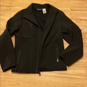 Black jacket with fleece like lining